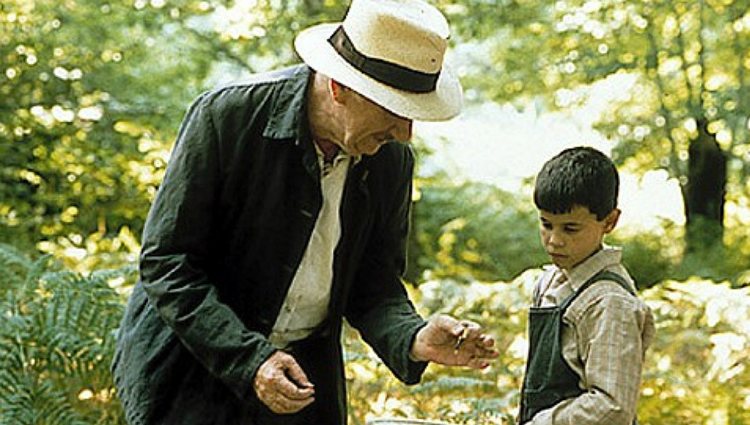 Fernando Fernán Gómez y Manuel Lozano en una escena de 'La lengua de las mariposas'