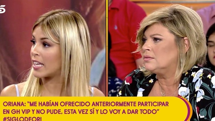 Oriana y Terelu discutiendo / Foto: telecinco.es