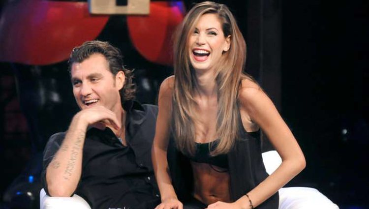 Elisabetta Canalis y Christian Vieri estuvieron juntos entre 1998 y 2001