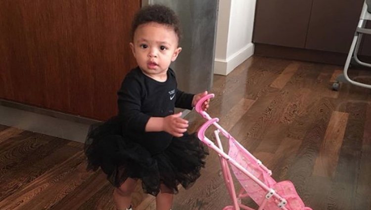 Alexia Olympia vestida como Serena Williams | Foto: Instagram Serena Williams