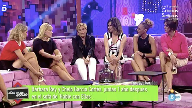 Bárbara Rey y Chelo García Cortés se reconcilian en 'Hable con ellas' | Foto: Telecinco.es