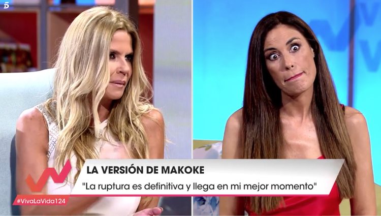 Los colaboradores no se creían mucho las palabras de Makoke / FOTO: Telecinco