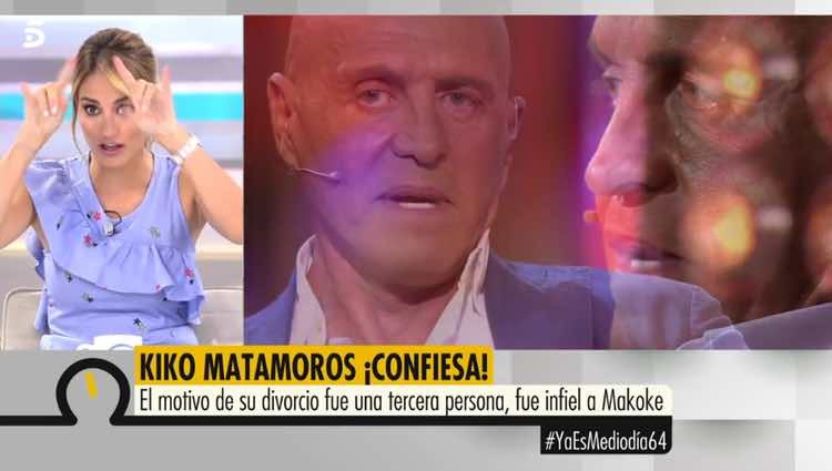 Alba Carrillo haciendo el gesto de los cuernos con las manos / Telecinco.es