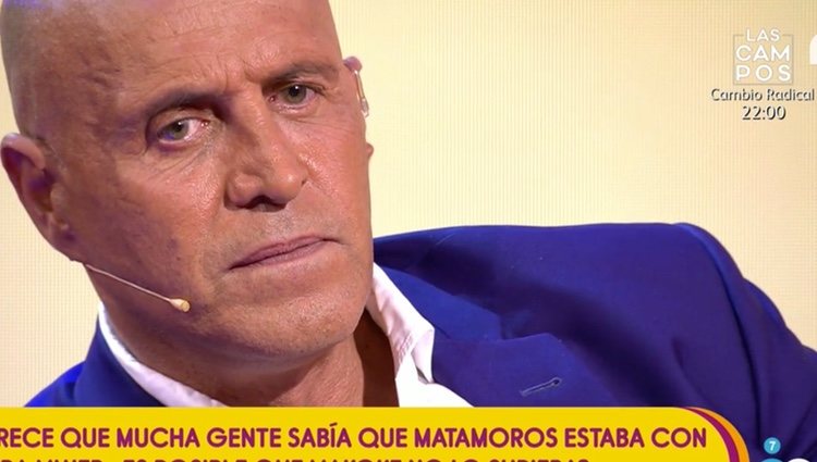 Kiko Matamoros confesando su deslealtad / Foto: telecinco.es