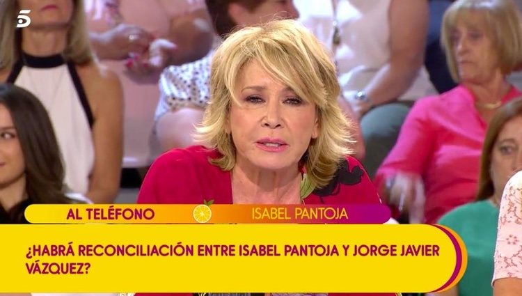 Mila Ximénez hablando con Isabel Pantoja / Foto: Telecinco.es