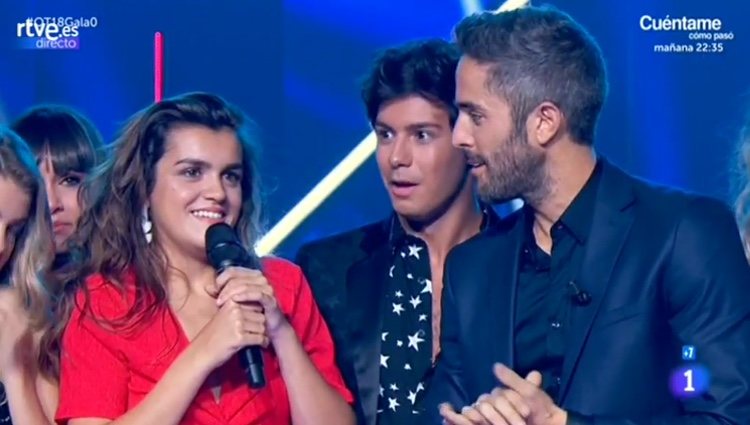 Amaia Romero en la primera Gala de 'Operación Triunfo 2018' / Foto: RTVE