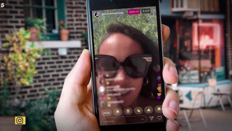 Gloria Camila ha retransmitido la persecución en directo en Instagram / Foto: telecinco.es