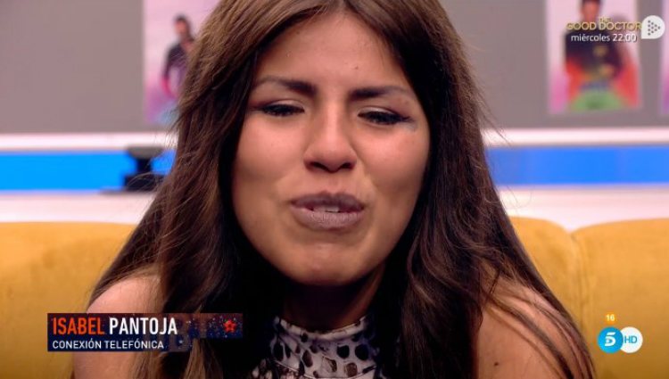 Chabelita Pantoja, agradecida y emocionada por la llamada de su madre | telecinco.es