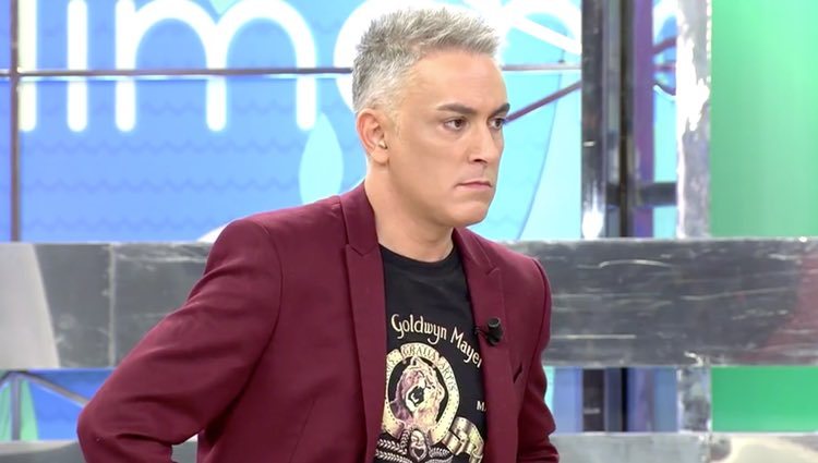 Kiko Hernández exponiendo sus nuevas ideas sobre Isabel Pantoja / Telecinco.es