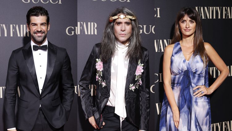 Miguel Ángel Muñoz, Mario Vaquerizo y Penélope Cruz en la alfombra roja 