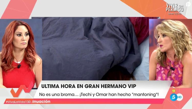 Aneth asegura que el 'edredoning' no sentó nada bien a Chabelita / Foto: Telecinco