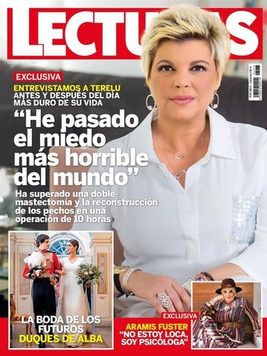 Aramís Fuster en la portada de la revista Lecturas