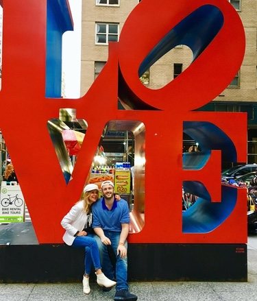 Ana Obregón y Álex Lequio posando en su última foto en Nueva York / Fuente: @ana_obregon_oficial