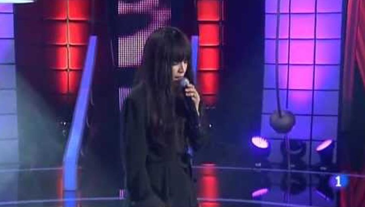 Loreen actuando en '¡Feliz 2013!' en Televisión Española