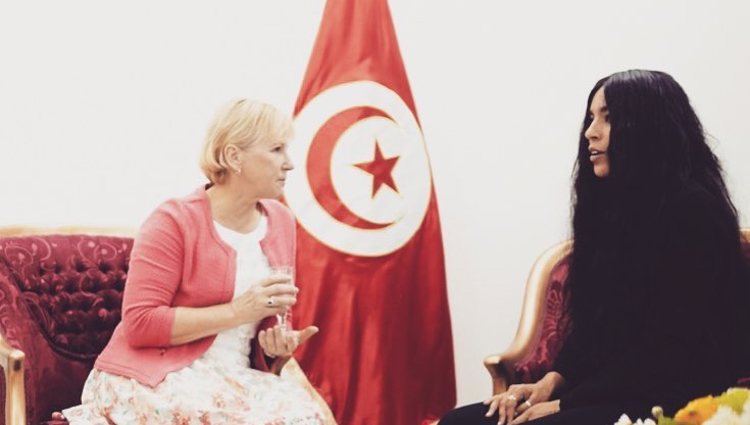 Loreen se reunió con diferentes personalidades para hablar sobre problemas sociales en Europa y Asia / Foto: Instagram