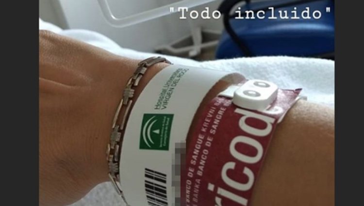 Michu ha compartido con sus seguidores su ingreso en el Hospital previo a la operación - Instagram