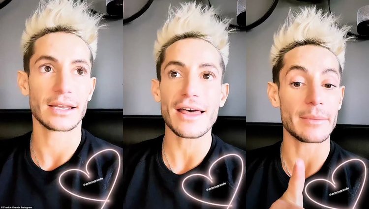 Frankie Grande mostró su cariño en las redes sociales / Foto: Instagram