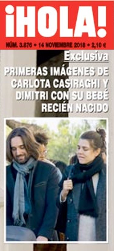 Carlota Casiraghi y Dimitri Rassam en ¡Hola!