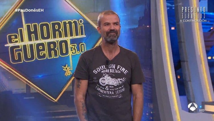 Pau Donés en su llegada a 'El Hormiguero' | Foto: Antena 3