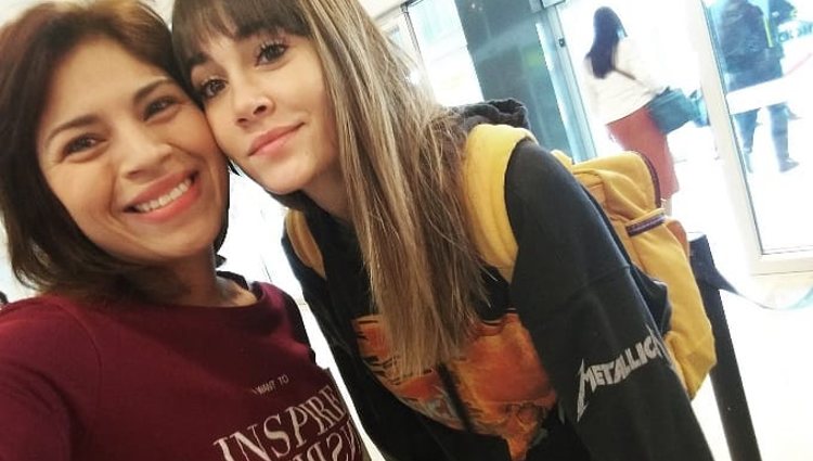 Aitana vistiendo la sudadera / Foto: @nati_aguirre87