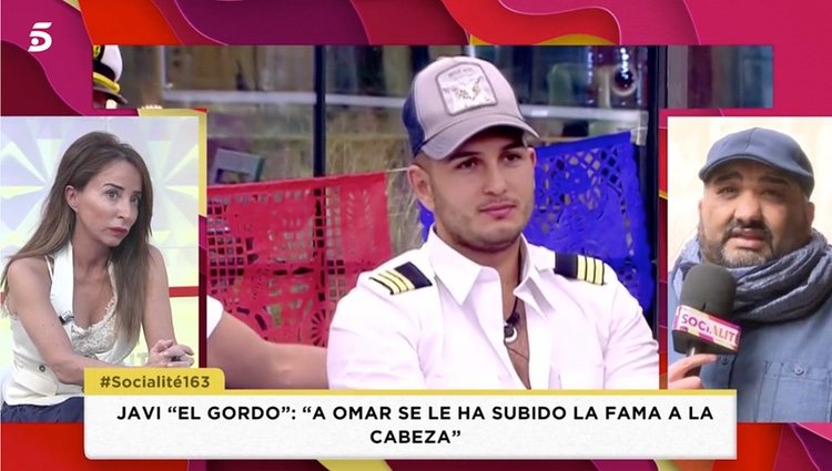 Javi 'el gordo' contando su enemistad con Omar Montes/ Foto: telecinco.es