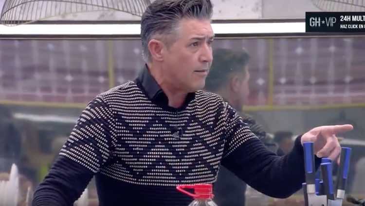 Ángel Garó en un momento de la discusión / Directo 'GHVIP6'