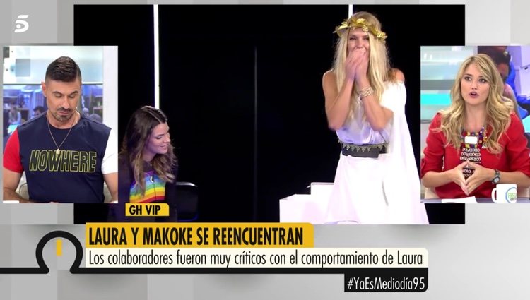 Alba Carrillo en el programa 'Ya Es Mediodía' habla sobre el encuentro de Makoke y Laura Matamoros / Fuente: telecinco.es