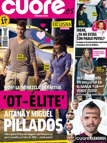 Miguel Bernardeau y Aitana de cita / Foto: Portada Cuore