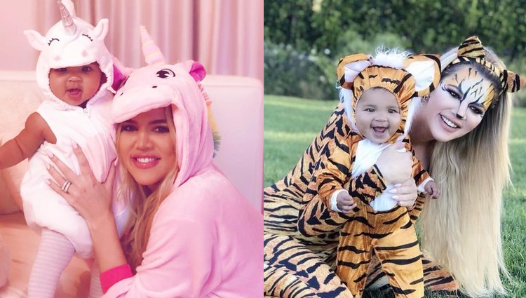 Khloé Kardashian y su hija True disfrazadas a juego / Fotos: Instagram