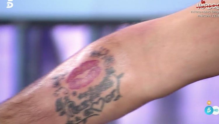 El resultado del tatuaje / Foto: telecinco.es