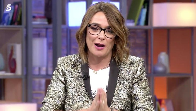 La presentadora quiso decir unas últimas palabras en el programa - Telecinco.es