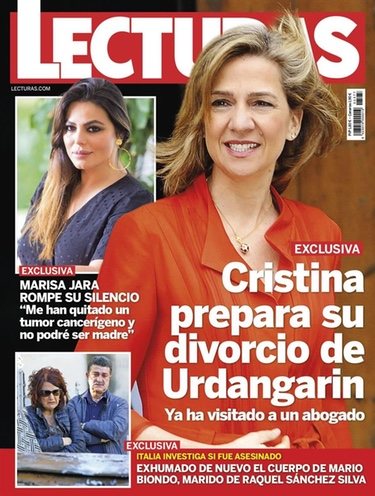 La Infanta Cristina en Lecturas