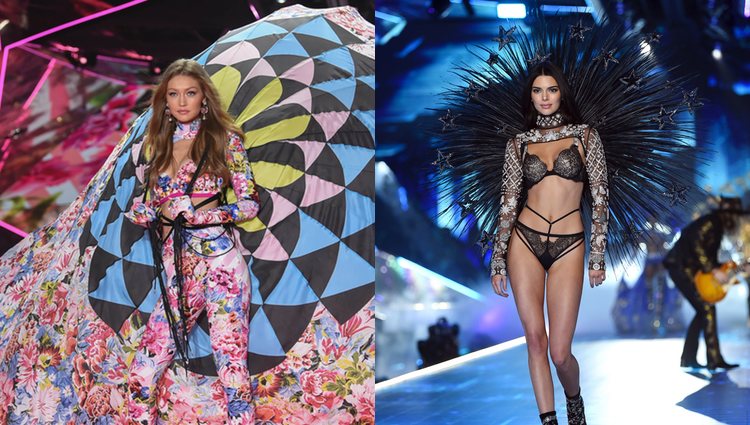 Gigi Hadid y Kendall Jenner con alas