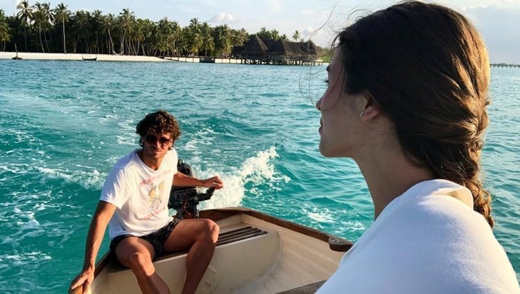 Feliciano López y Sandra Gago de vacaciones | Foto: Instagram Feliciano López