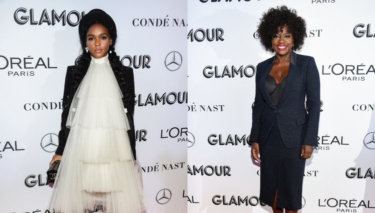 Janelle Monáe y Viola Davis en la alfombra roja