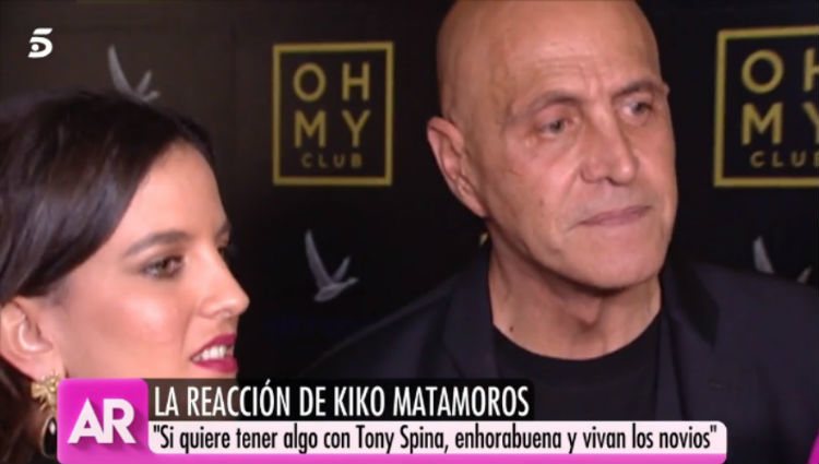 Kiko Matamoros tras la expulsión de Makoke/foto:telecinco.es