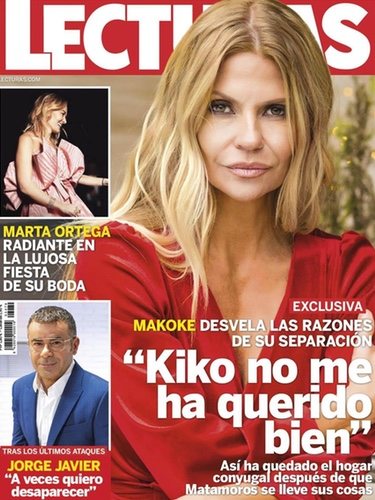 Makoke en la portada de Lecturas