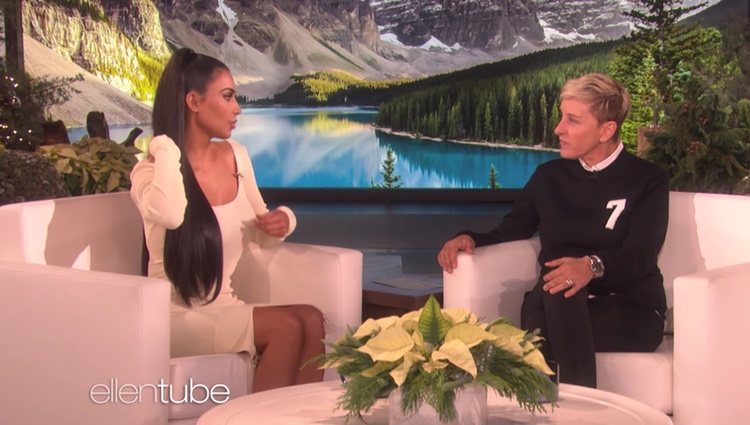 Kim Kardashian en 'El Programa de Ellen DeGeneres'