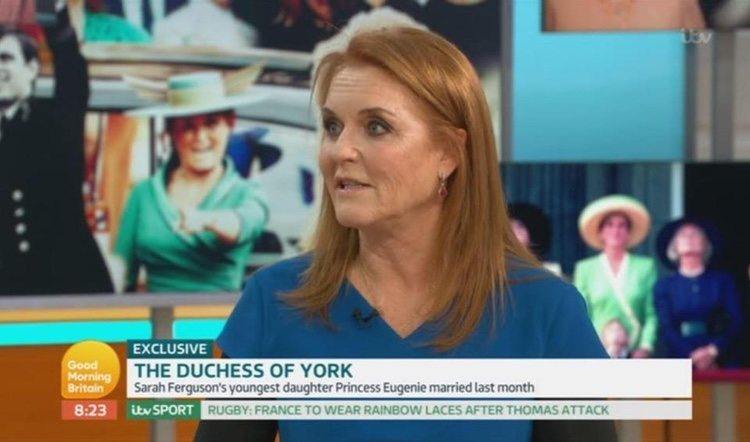 Sarah Ferguson durante su entrevista en 'Good Morning Britain' | Foto: ITV