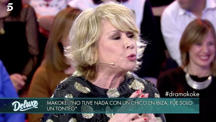 La colaboradora acusó a Makoke de saber de las infidelidades de Kiko Matamoros - Telecinco.es