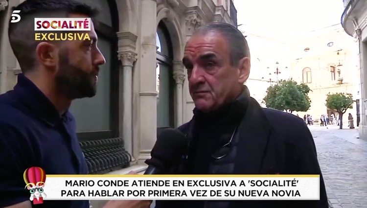 Mario Conde habla de su nueva pareja para 'Socialité' / Fuente: telecinco.es