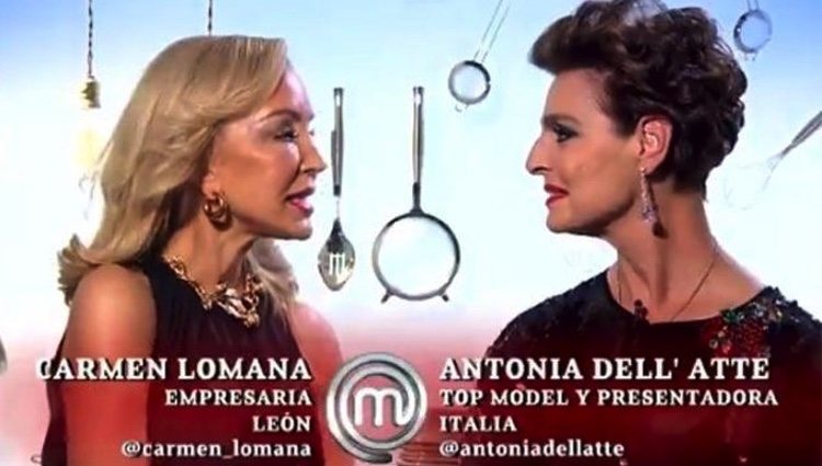 Carmen Lomana y Antonia Dell'Atte protagonizan una supuesta reconciliación en 'MasterChef Celebrity' | Imagen: Rtve.es