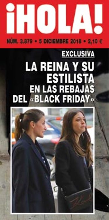 La Reina Letizia, de compras en ¡Hola!