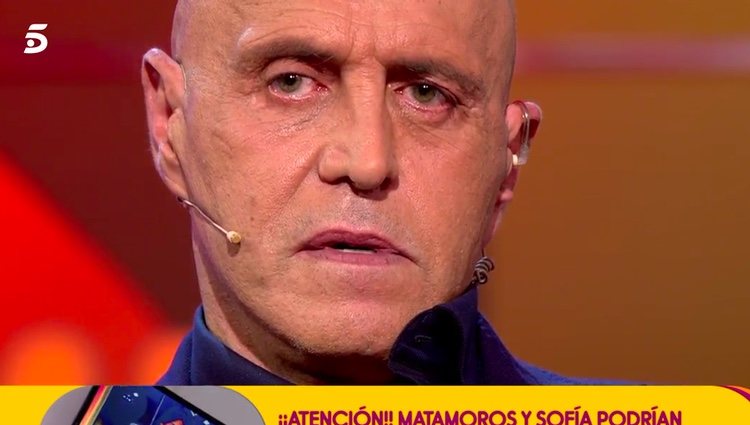 Kiko Matamoros emocionado hablando de su actual situación / Telecinco.es