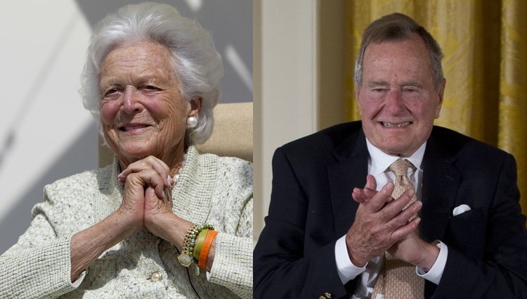 Barbara Bush y George H. W. Bush