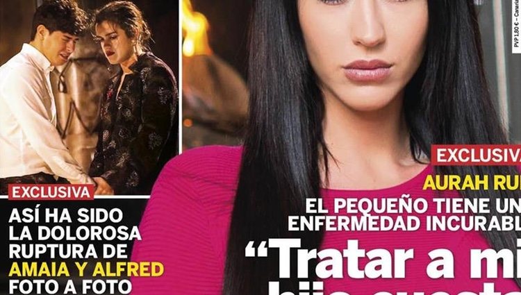 Alfred y Amaia llorando en la portada de Lecturas