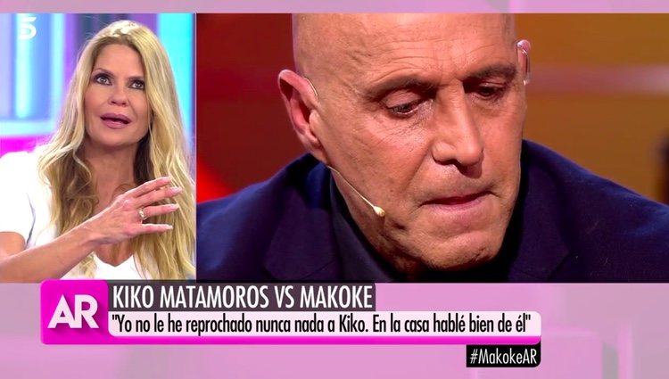 Makoke hablando de que no dará una nueva oportunidad a Kiko / Telecinco.es