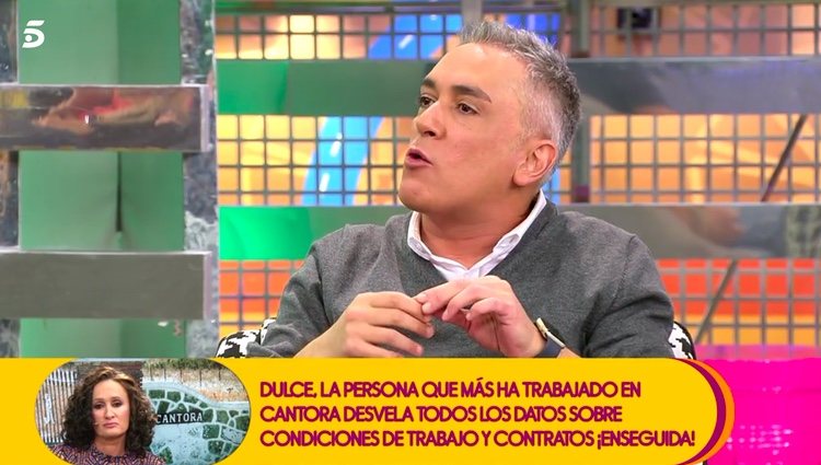 Kiko Hernández no quiere decir si Matamoros le ha pedido dinero / Telecinco.es