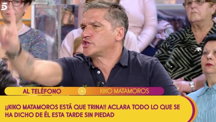 Gustavo González justificándose ante Kiko Matamoros |Foto:Telecinco.es