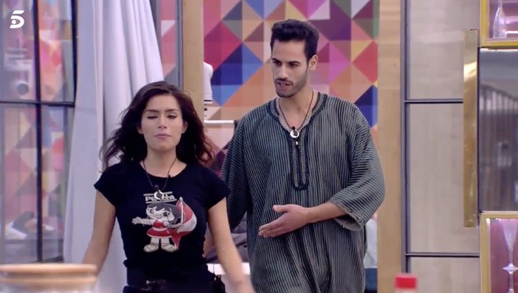 Bronca entre Asraf y Miriam Saavedra en 'GH VIP 6' |Foto:Telecinco.es